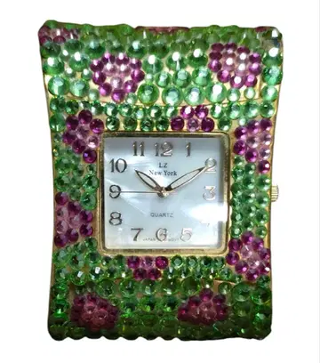 LZ 뉴욕 스와로브스키 뱅글 손목시계