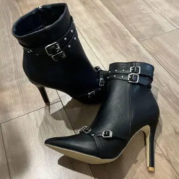 숏부츠 하이힐 10.5cm 미사용 새상품