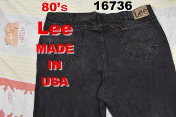 Lee 80's 블랙 데님 USA제 16736 Lee 501 505