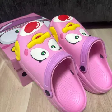 DONKO 캐릭터 클로그 샌들 핑크