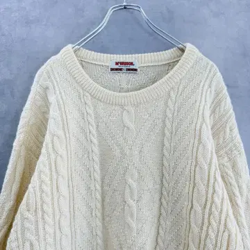 90s 일본제 McGREGOR 맥레거 니트 L 아이보리