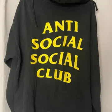 ANTI SOCIAL SOCIAL CLUB 후드티 블랙