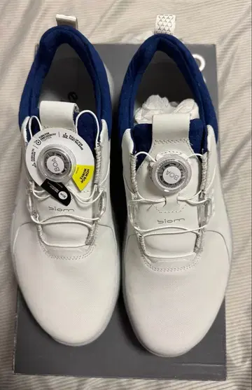 ECCO biom H4 골프화 화이트/네이비