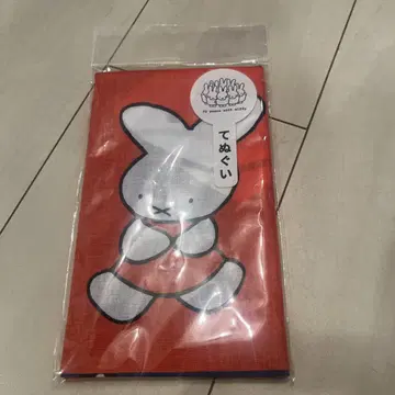 미피 수건 빨간색