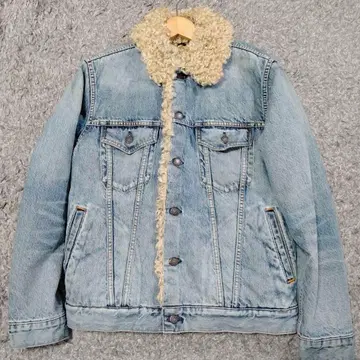 [새상품급] 마인 데님 보아 라이닝 가공 데님 자켓 사이즈 2 G