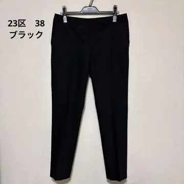 23구 팬츠 블랙 38