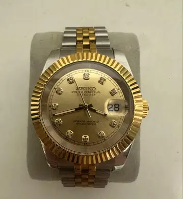 SEIKO Oyster Perpetual 골드 실버 시계