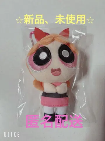 파워퍼프걸 카라비너 포함 봉제 인형 마스코트 블라썸