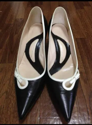 ALESSANDRO DELL'ACQUA 심플 펌프스 36.5 블랙