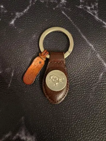 일비종떼 브라운 가죽 키홀더 키링