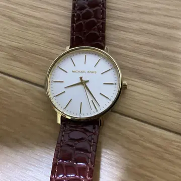 MICHAEL KORS 아날로그 시계 화이트 다이얼