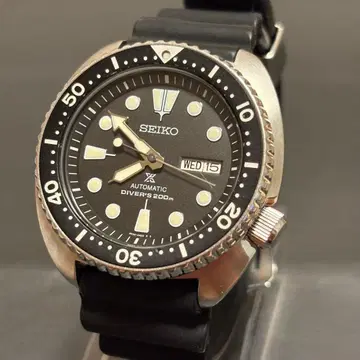 SEIKO 자동 와인딩 세이코 서드 다이버 복각 블랙 터틀 오리지널 박스