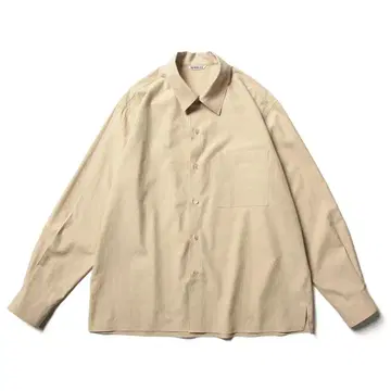 AURALEE WASHED FINX TWILL BIGSHIRTS