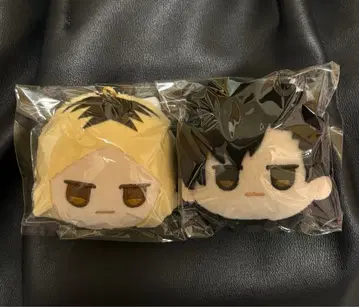 하이큐 코즈메 켄마 쿠로오 JIToT 페이스 봉제 인형 키링 다이소