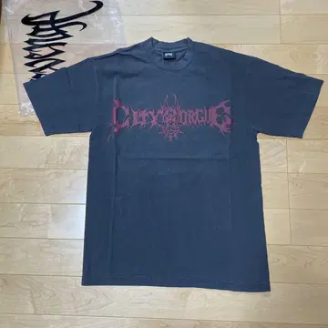 정품 새상품 M Revenge metal tour tee