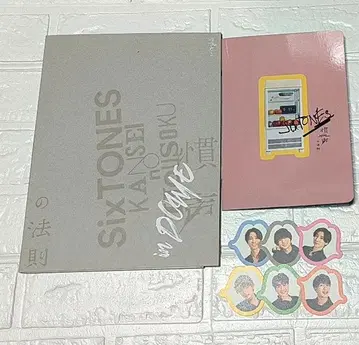 SixTONES 칸세이노호소쿠 in DOME 라이브 포토북 메시지 카드