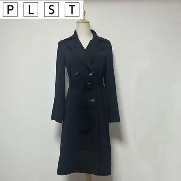 PLST 분또 트렌치코트 블랙