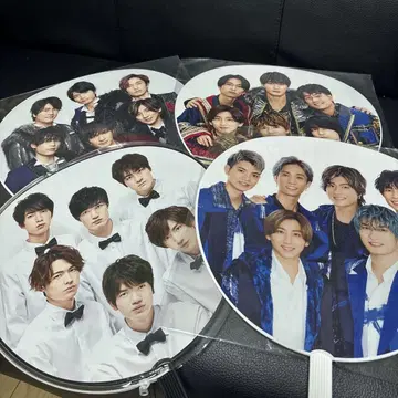 SixTONES 부채 단체 4개