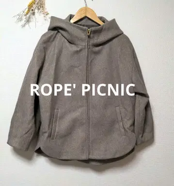 ROPE' PICNIC 저지 멜톤 집업 후디 코트
