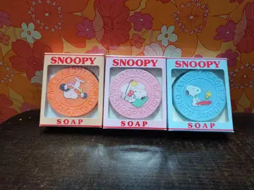 SNOOPY 스누피 레귤러 비누 3종류 일본제