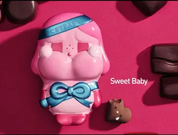 Sweet Baby 피규어 하트형 초콜릿 포함