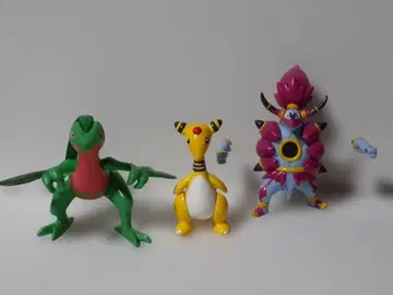 포켓몬스터 포즈 피규어 3체 세트 후파,쥬크톨,플러시