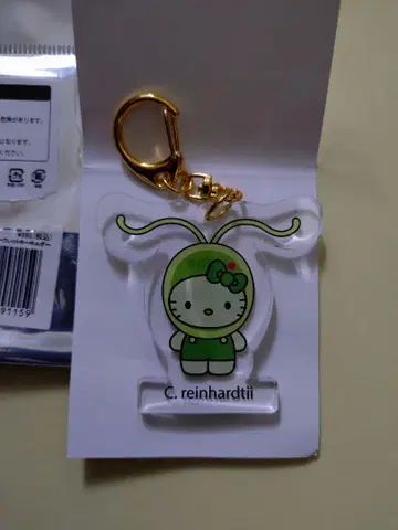 간사이 만박 일본관 조 키티 아크릴 키링 코나미도리무시