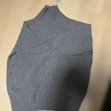 Loungedress 그레이 터틀넥 스웨터