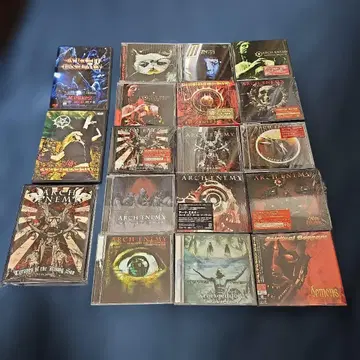 ARCH ENEMY 관련 CD 15장 세트 + DVD 3장