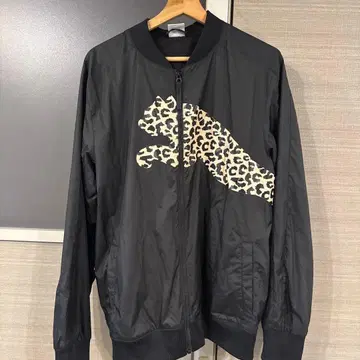PUMA 레오파드 프린트 나일론 자켓 M