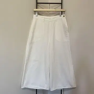 orslow 화이트 데님 버기 팬츠