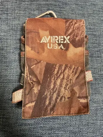 [ 단종품이라 레어 ] AVIREX 카모플라쥬 시저백 숄더 없음