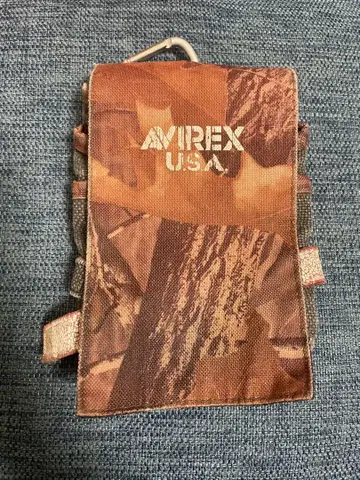 [ 단종품이라 레어 ] AVIREX 카모플라쥬 시저백 숄더 없음
