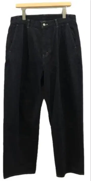 Colorfast Denim Two Tuck Tapered Pants