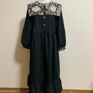 아네모네 세일러 카라 여성용 원피스 핸드메이드