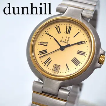 495 [새상품급] dunhill 남성용 시계 밀레니엄 데이트 골드 콤비