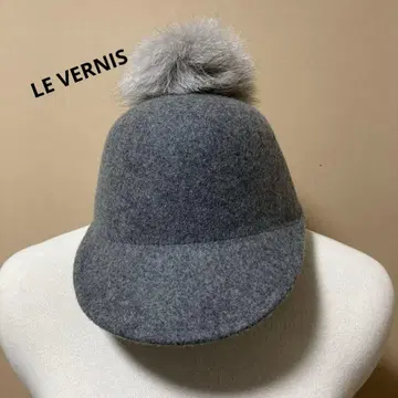 LE VERNIS 울 그레이 모자