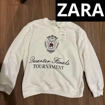 ZARA 택 포함 새상품 맨투맨 화이트 M