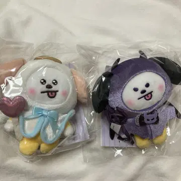 CHIMMY Angel & Villain 2개 봉제 인형 키링 치미