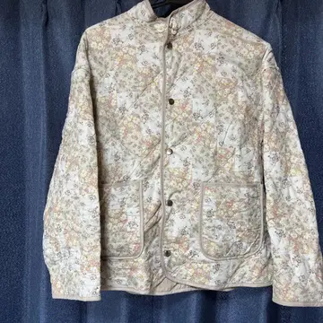 사만사 모스모스 꽃무늬 퀼팅 자켓 코트