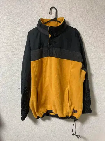 REFAB 보아 플리스 자켓 L 블랙/노랑