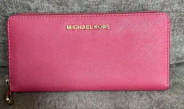 MICHAEL KORS 핑크 장지갑