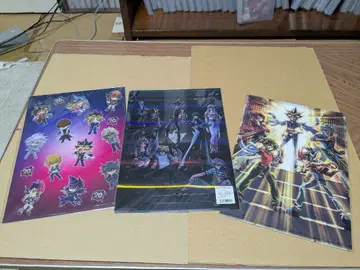 유희왕 OCG 20주년 기념 A4 클리어 파일 3장 세트