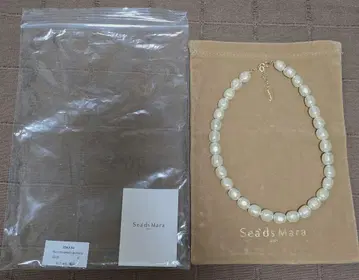 Seads Mara 시즈마라 아몬드 펄 목걸이