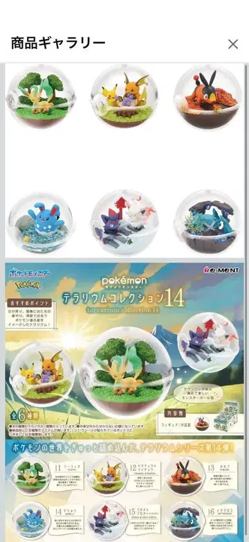 포켓몬 테라리움 컬렉션 14 [리피아]
