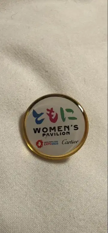 오사카 만박 2025 expoWOMEN'S PAVILION 핀 배지