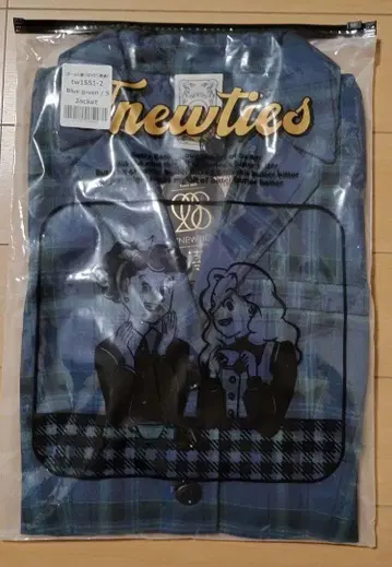 가격 인하! Tnewties 크롭 체크 자켓