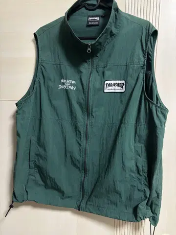 THRASHER 그린 나일론 베스트 무라사키 스포츠 한정판