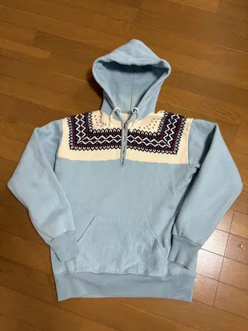 플랫 헤드 눈꽃 패턴 후드티 맥코이 웨어하우스