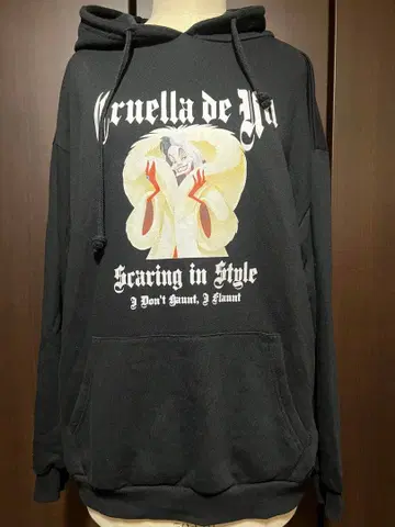 디즈니 크루엘라 드 빌 후드티 [ L 사이즈 ]